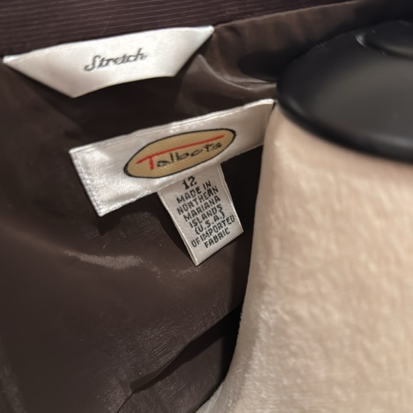 Talbots brown jacket - short sleeves - size 12 - Picture 3 of 4